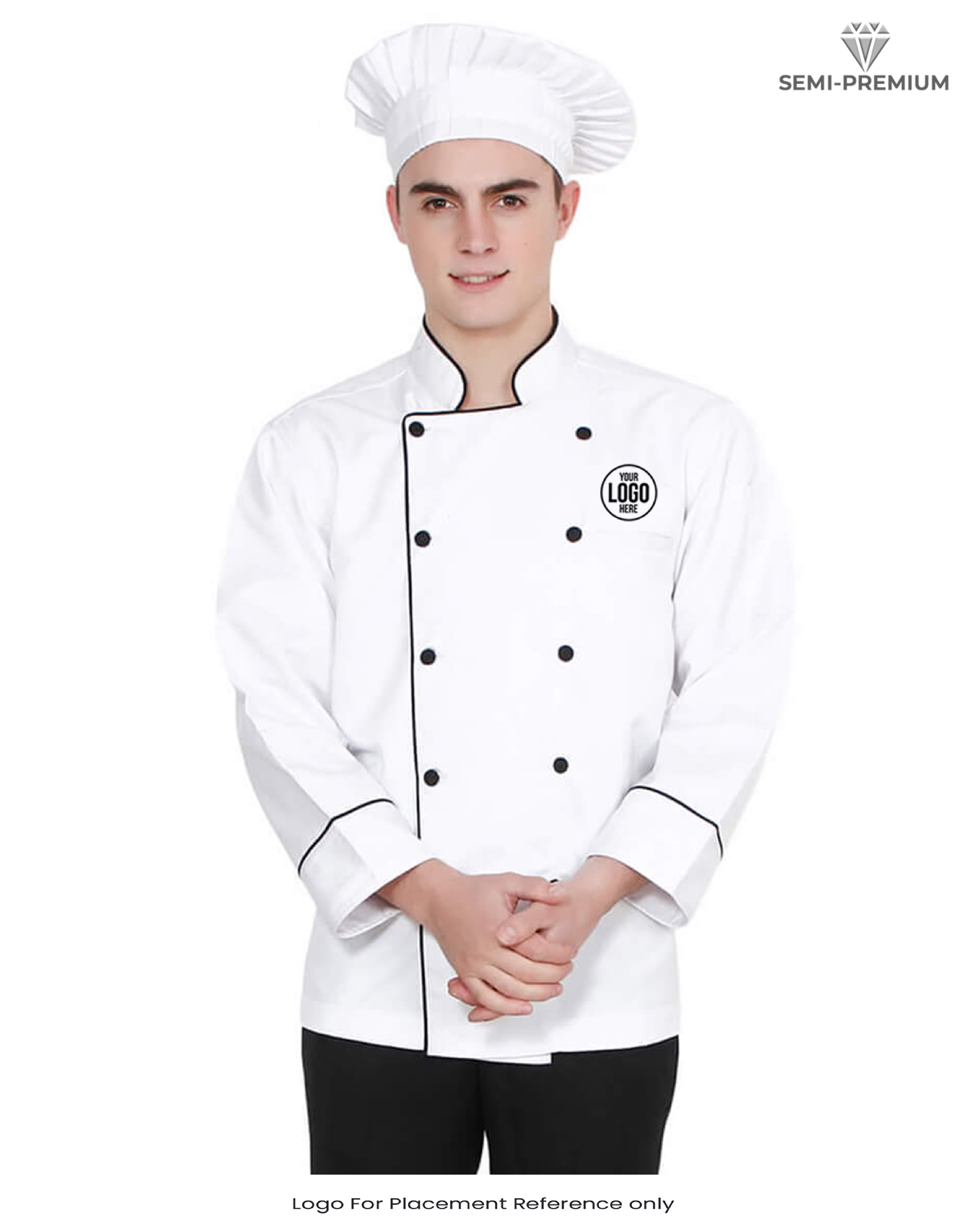 Executive White Chef Coat thumbnail 4