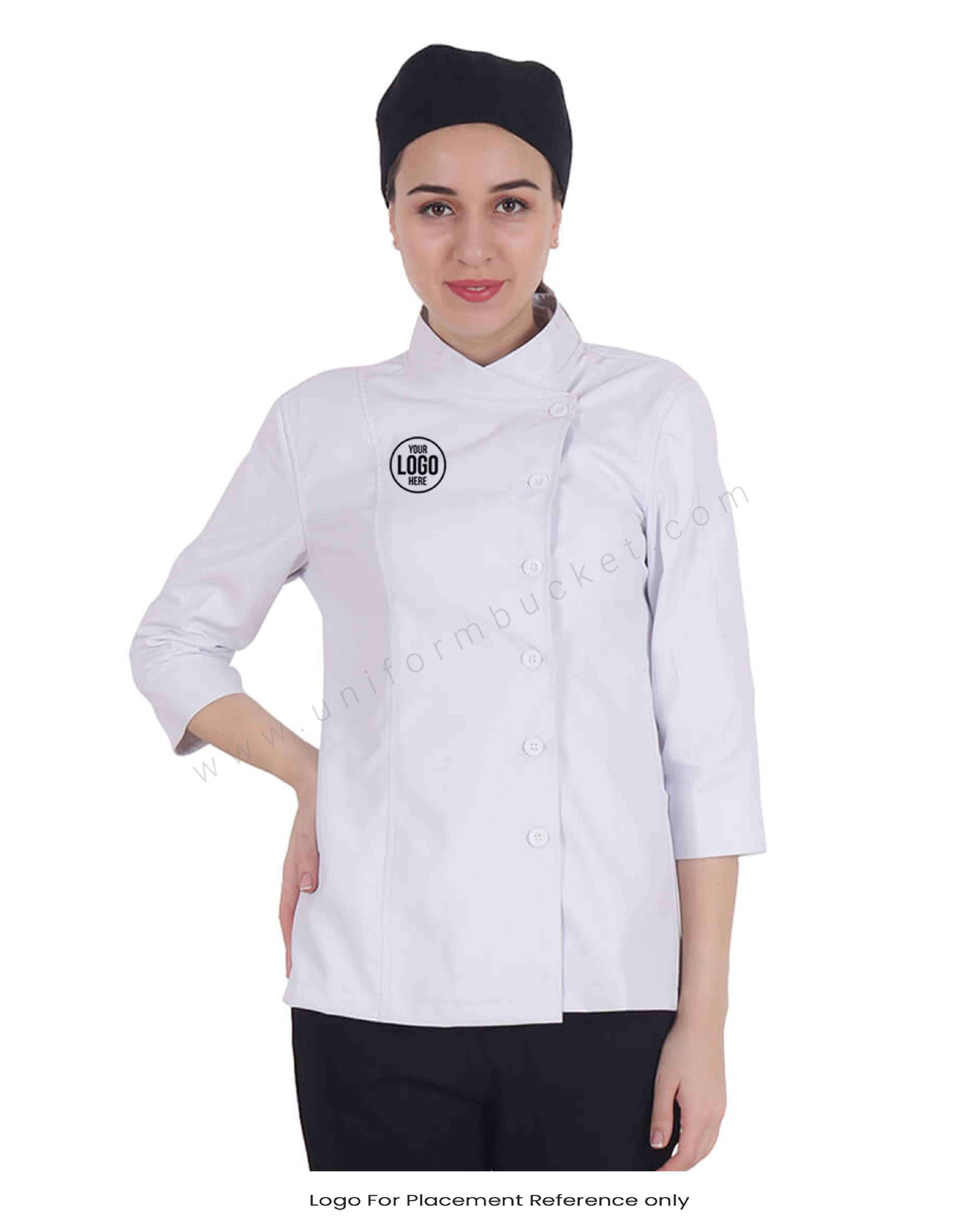 Crossover Side Opening Chef Coat thumbnail 4