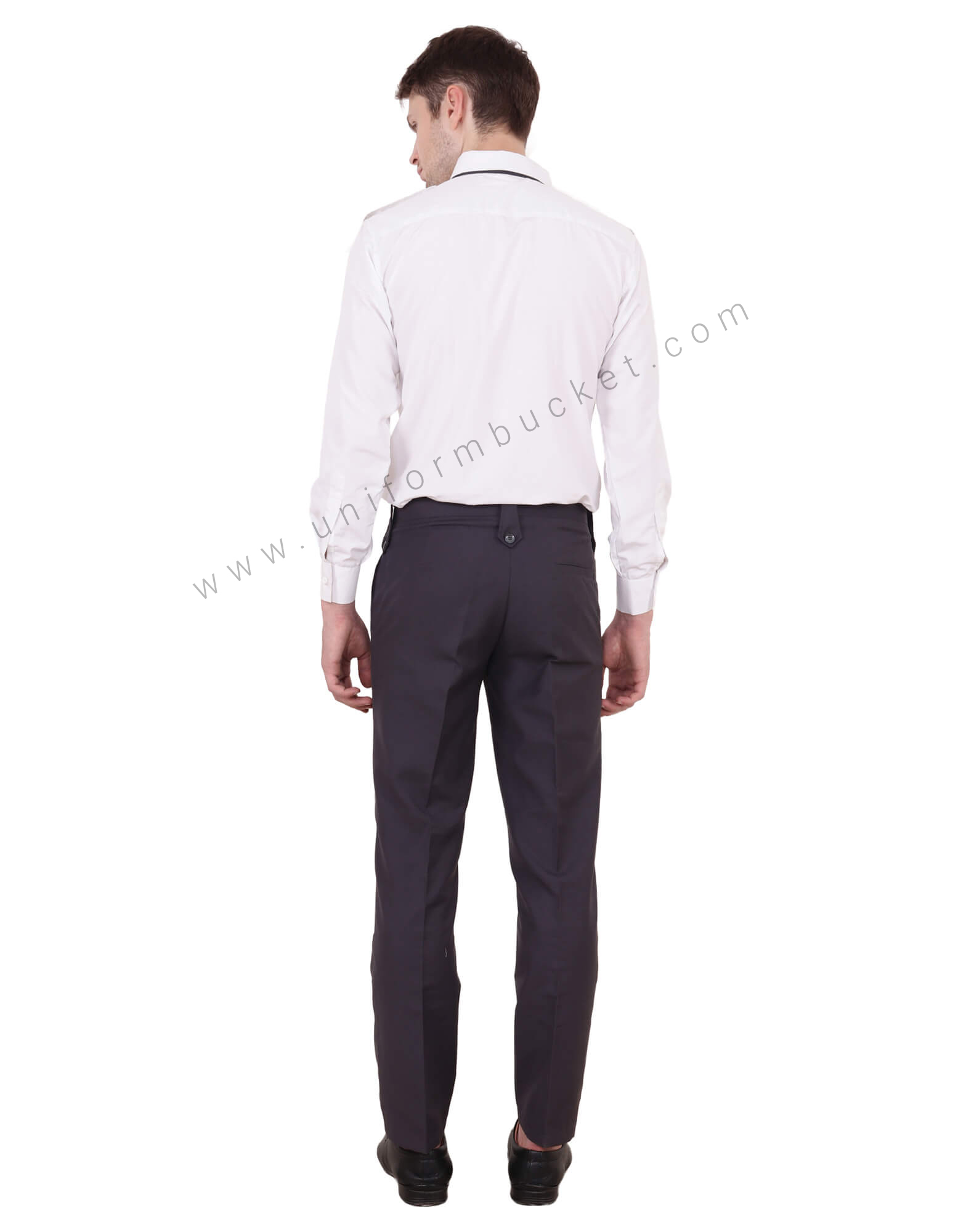 White & Grey Security Guard Shirt For Men thumbnail 4