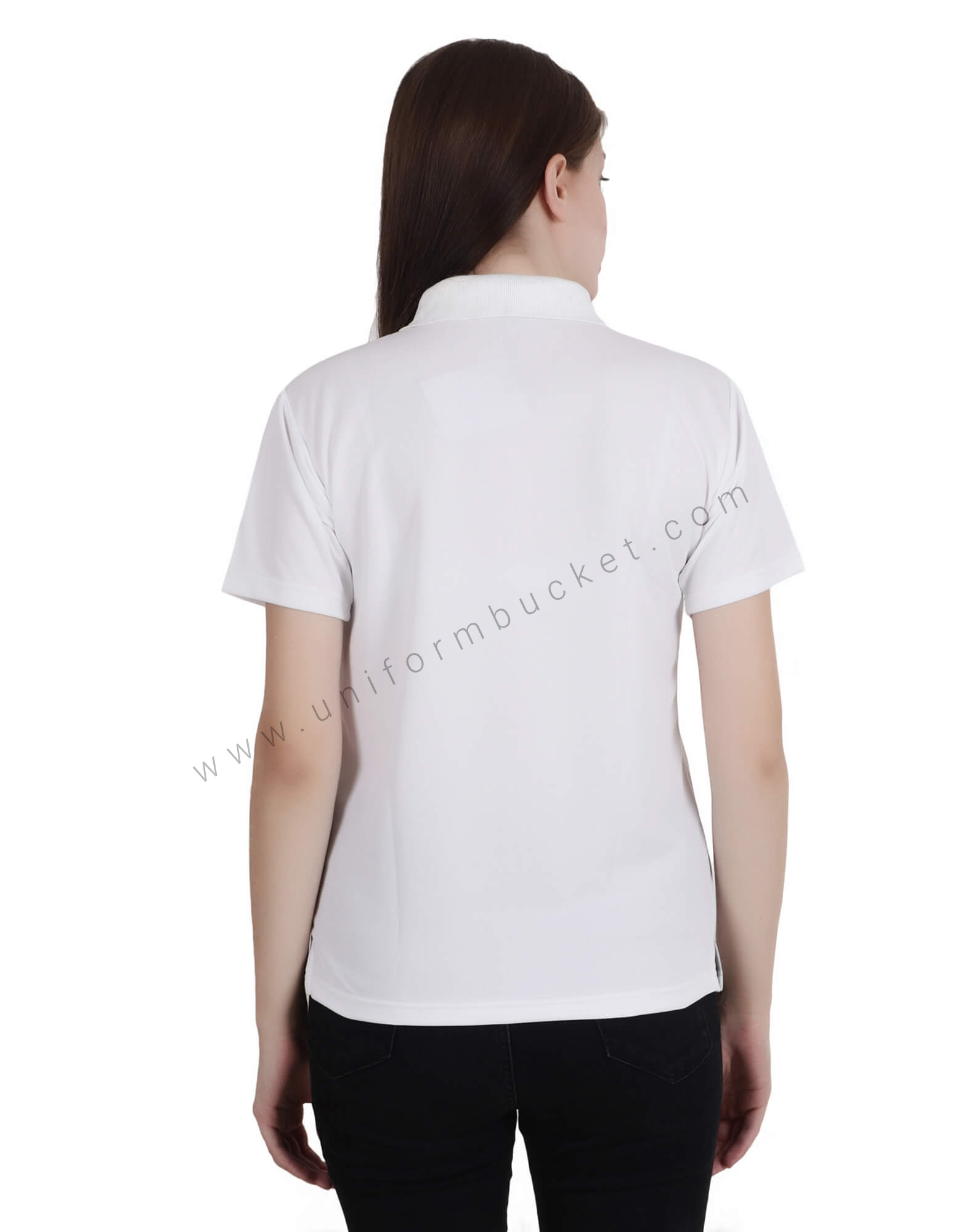 White Uniform Polo T- Shirt thumbnail 3