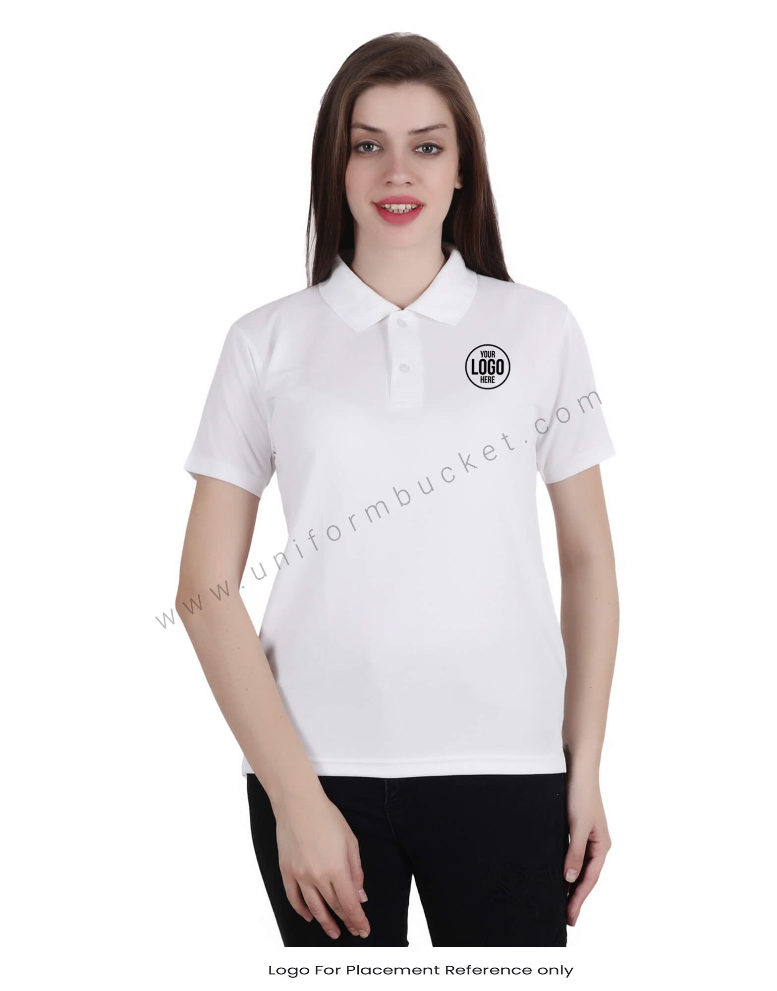 White Uniform Polo T- Shirt thumbnail 5