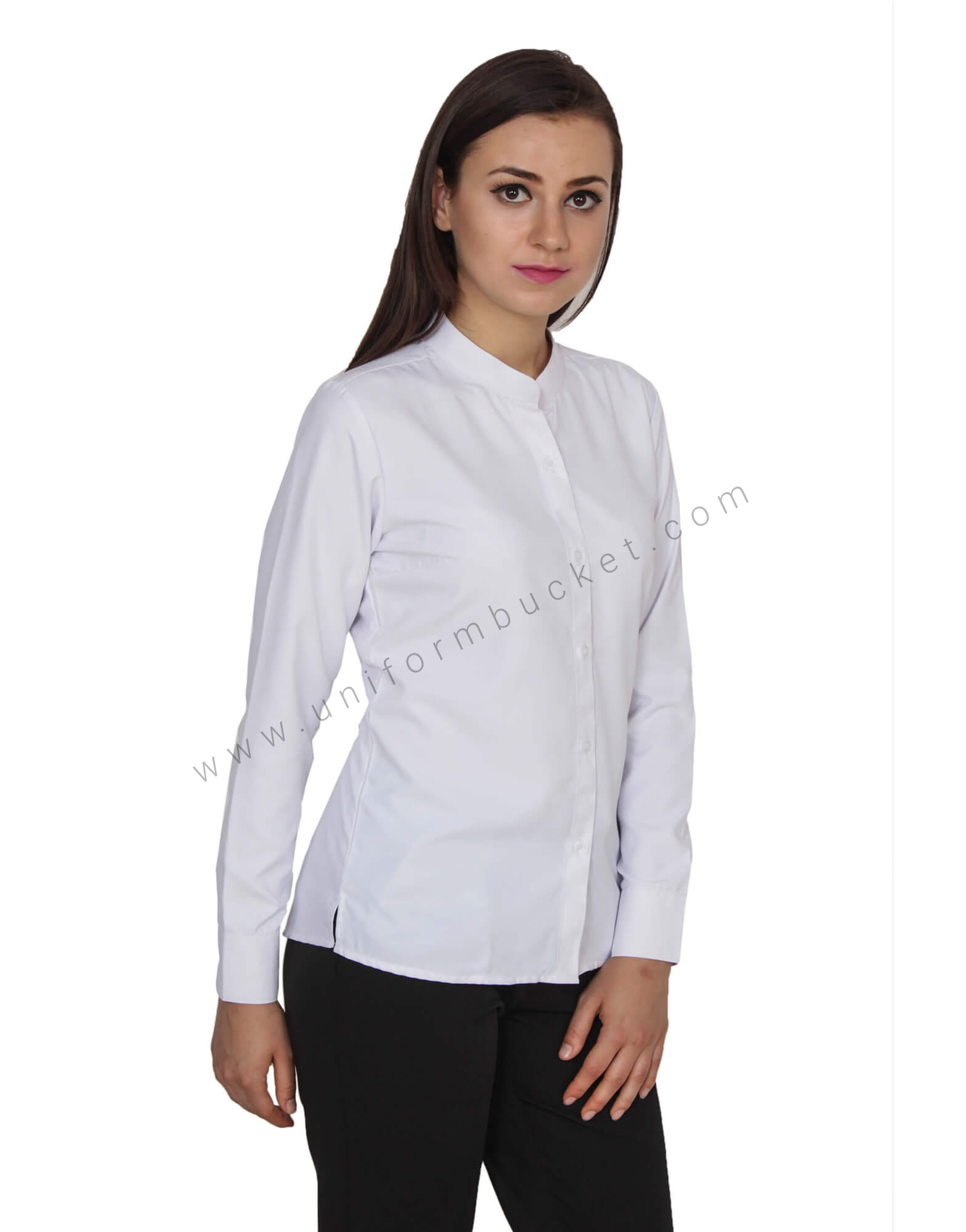 Formal White Uniform Shirt view 1