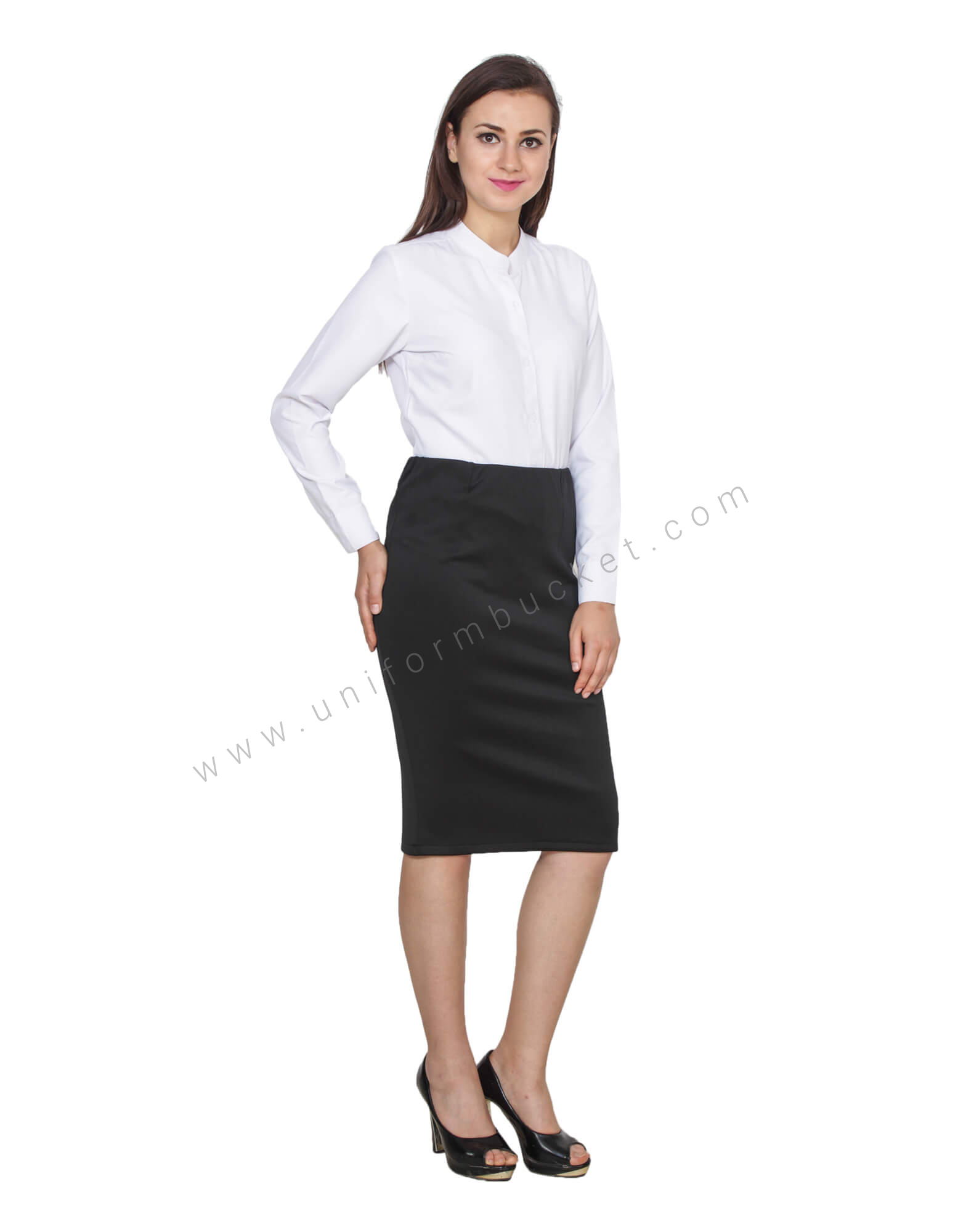 Knee Length Pencil Skirt thumbnail 3