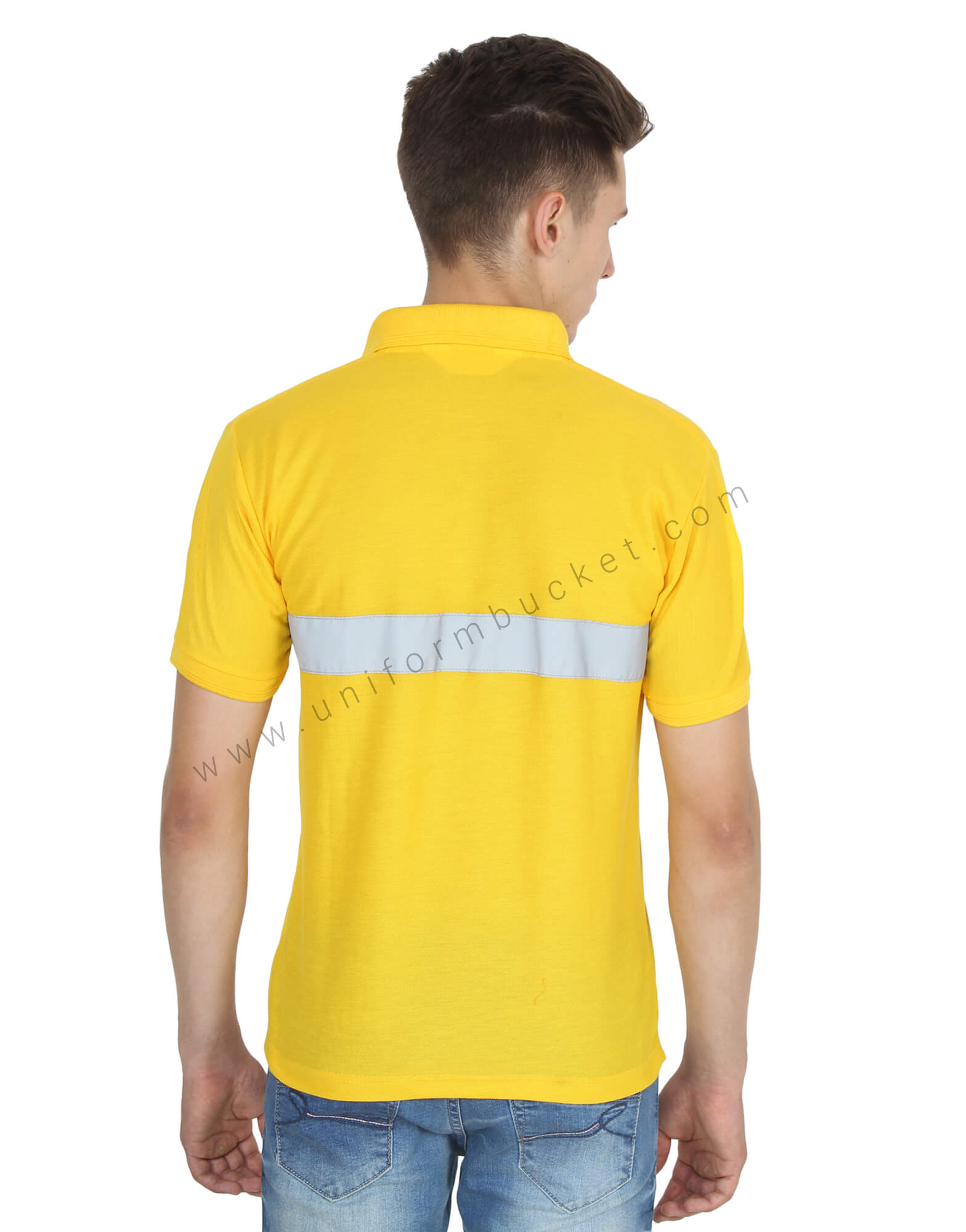Yellow Polo Hi- Visibility T- Shirt thumbnail 2