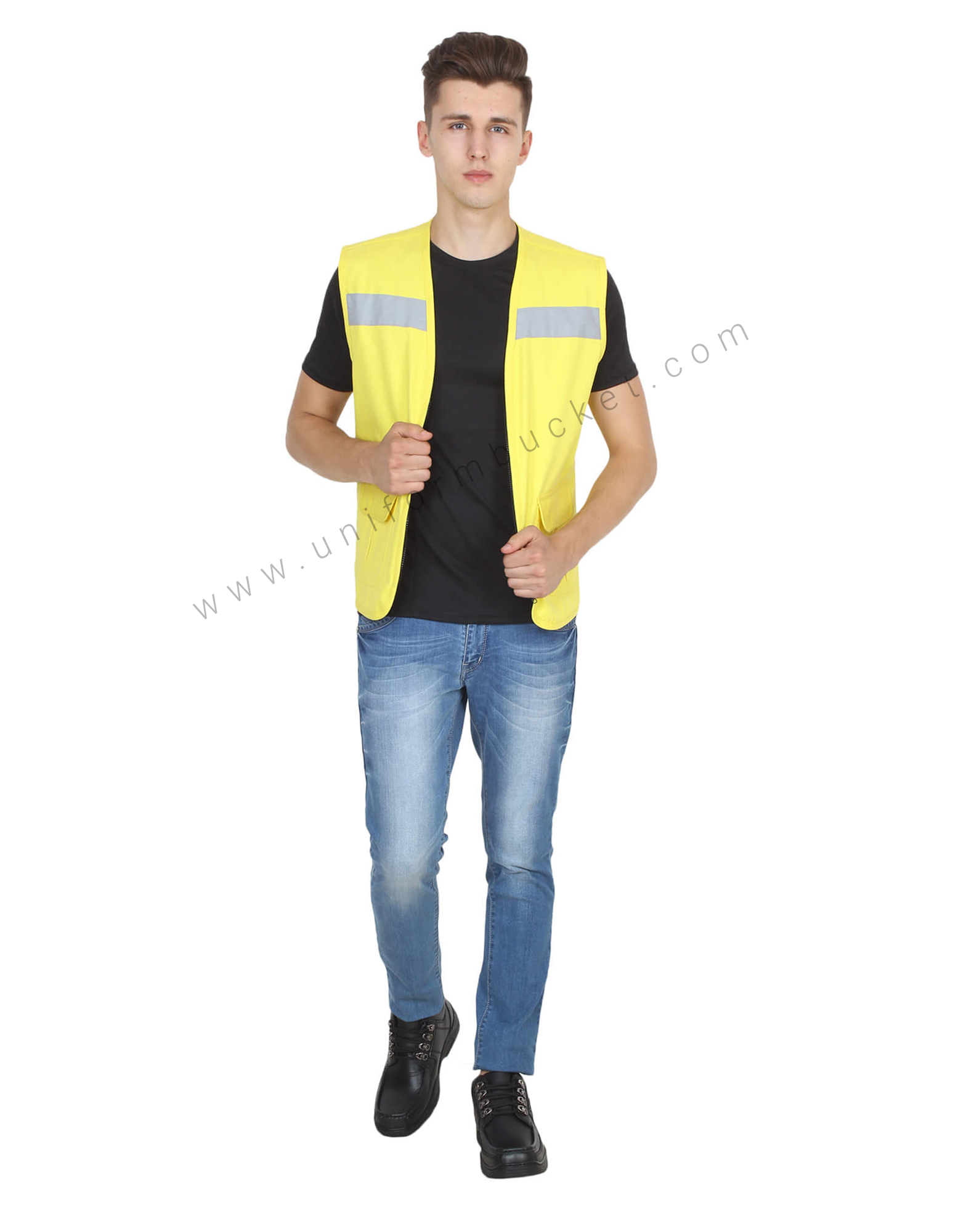 Yellow High Visibility Vest thumbnail 3
