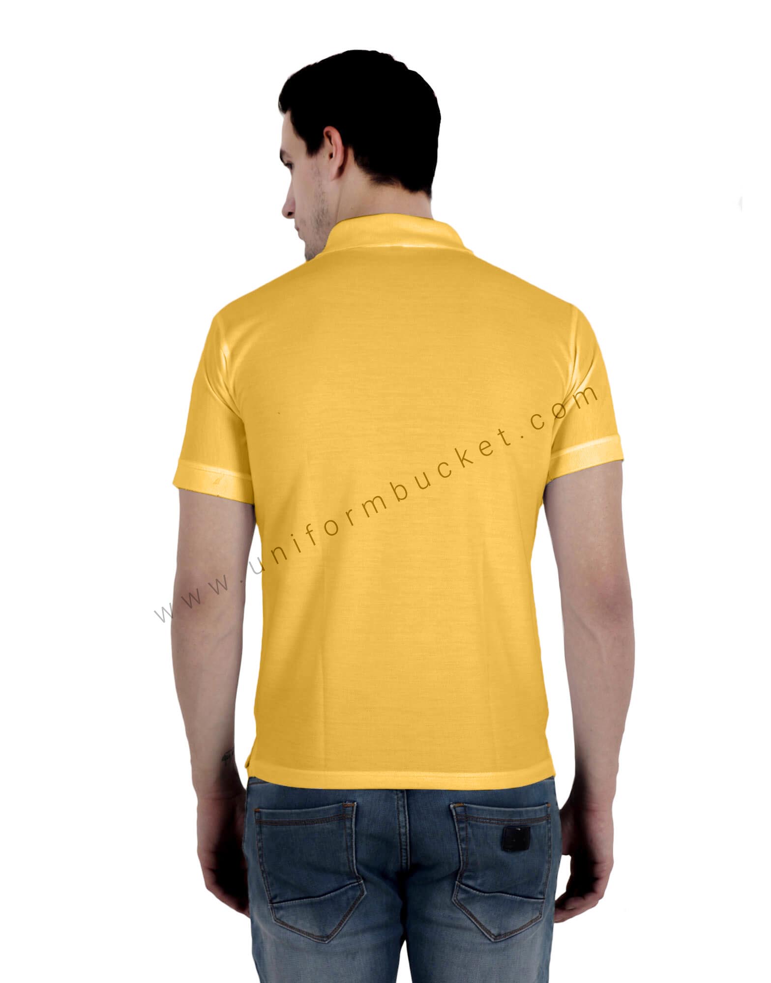 Yellow Uniform Polo T- Shirt thumbnail 5